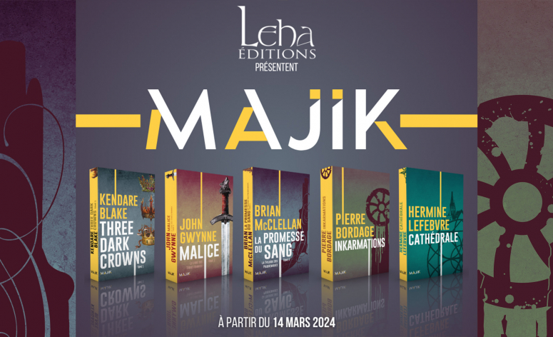 Les éditions Leha lancent leur collection de poche, Majik ! Jean-Philippe Mocci est notre invité.